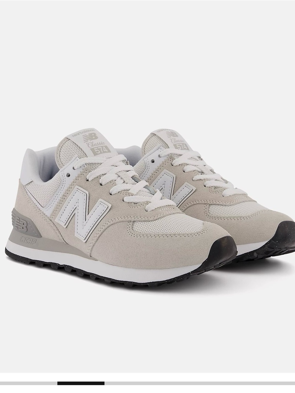 New Balance kids Sneakers in Light Gray and White